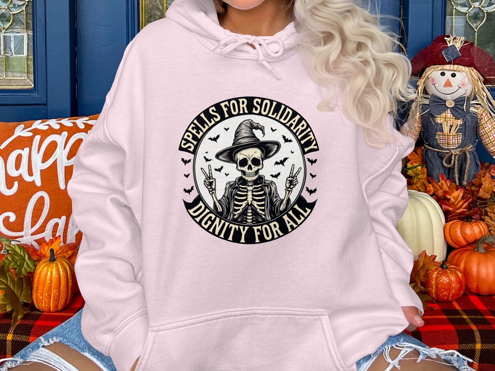Spells for Solidarity Dignity for All hoodie product