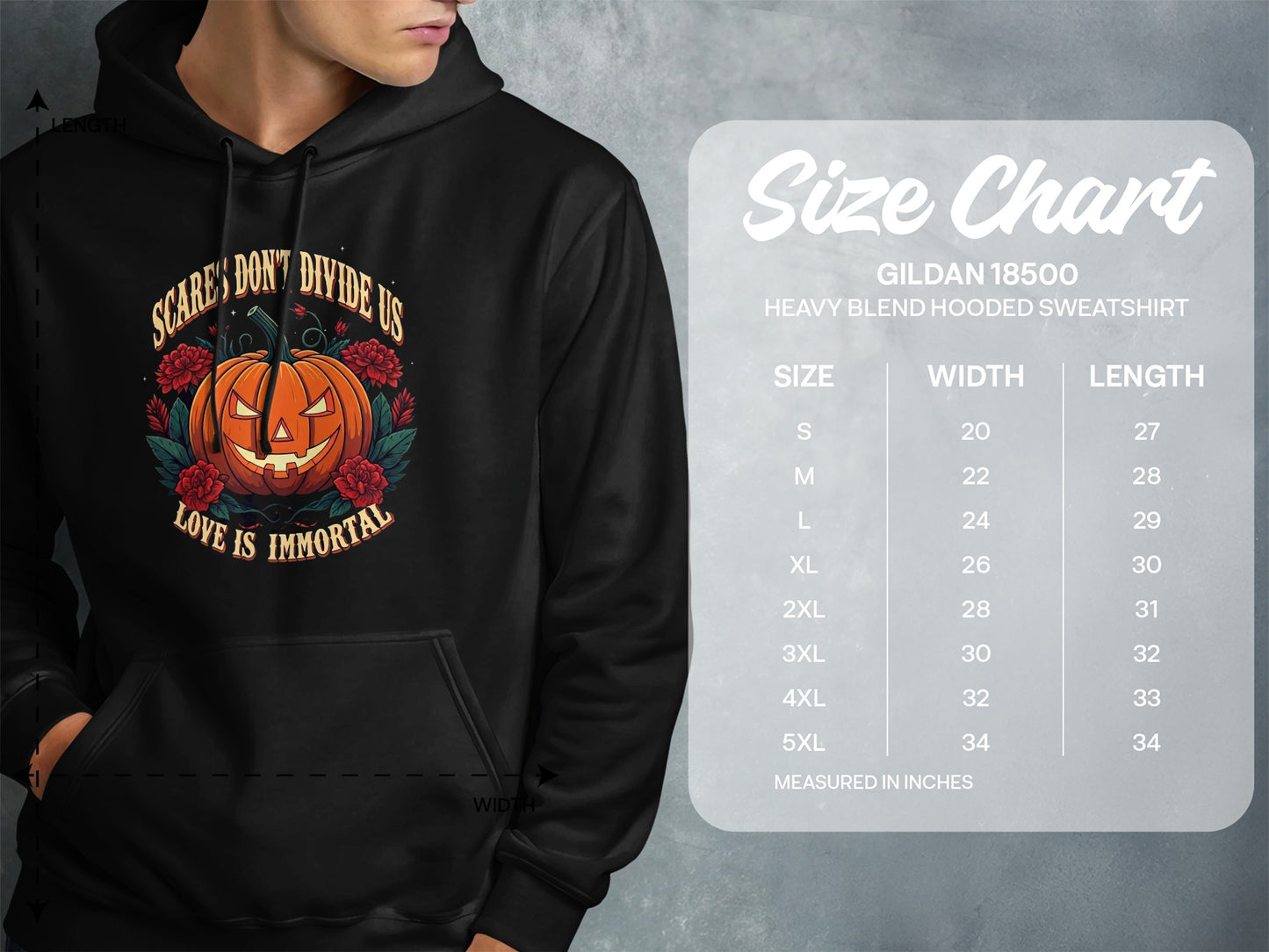 Scares Don't Divide Us Hoodie Love Is Immortal product