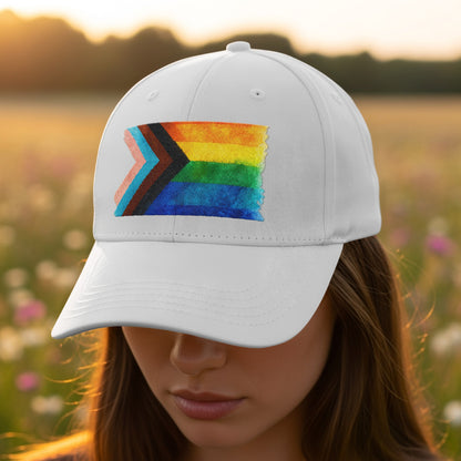 Vibrant Pride Flag Design Hat Celebrate Unity Product