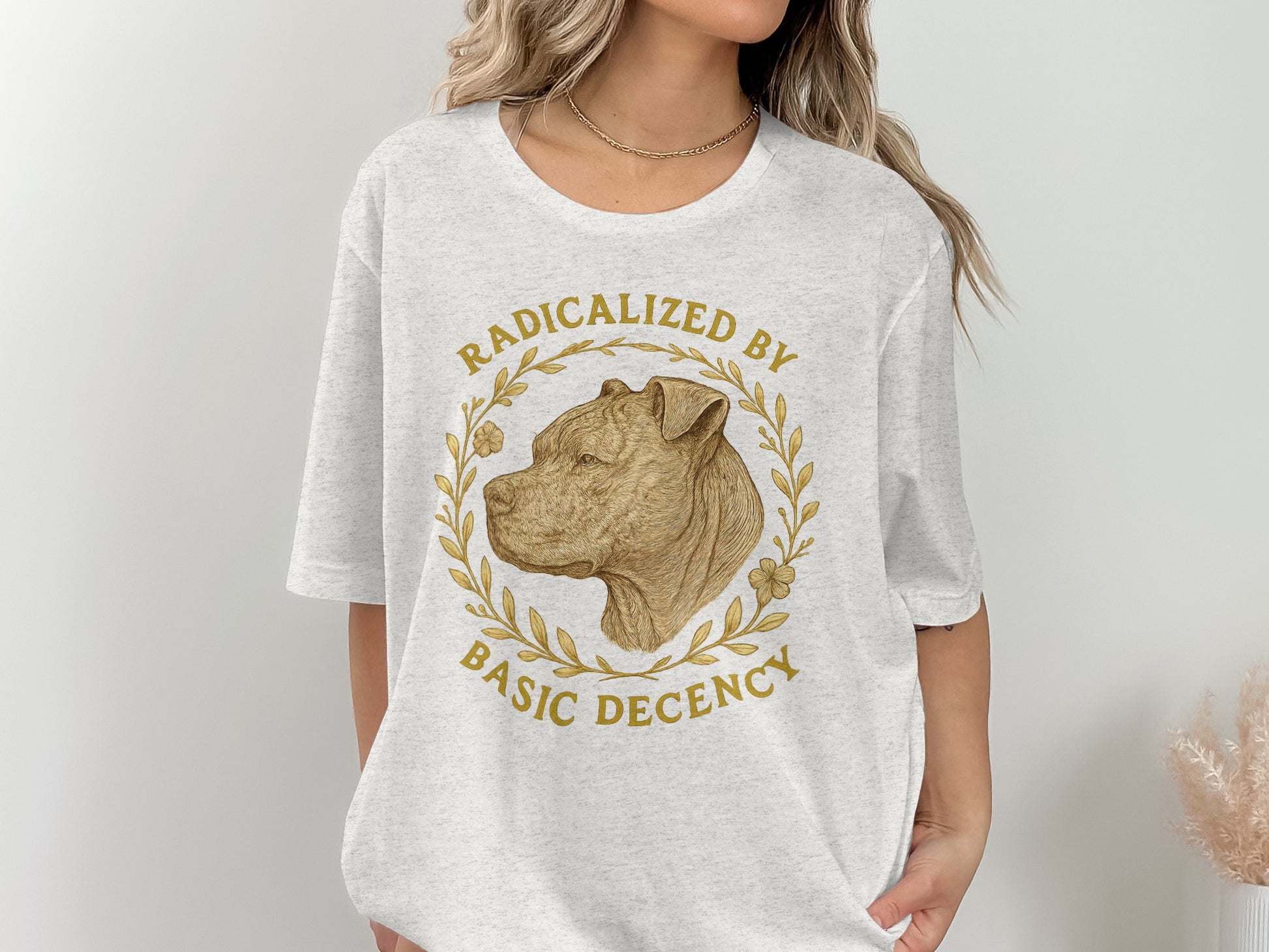 Radicalized By Basic Decency Graphic Tee product