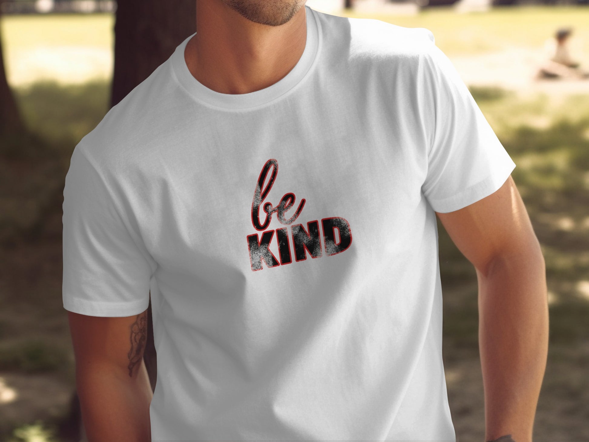 Be Kind Graphic Tee with Motivational Message