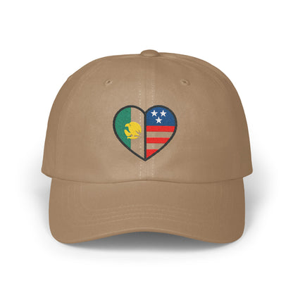 Patriotic Heart Design Embroidered Hat Casual product