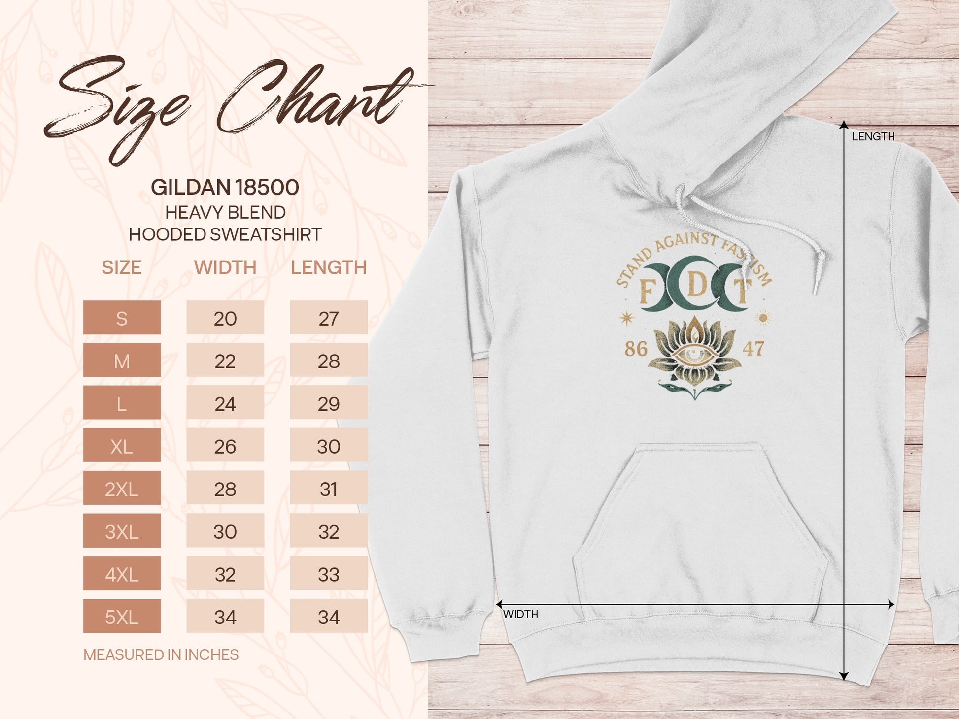 Stand Against Fear Hoodie Sweatshirt product type