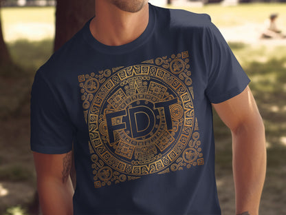 Stylish Aztec Pattern FDT Design T-shirt product