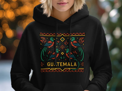 Guatemala Motif Quetzal Hoodie product type