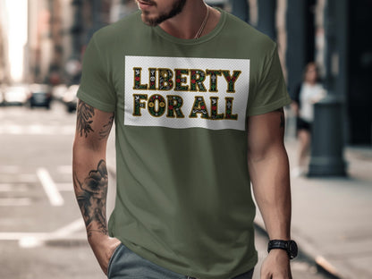 Liberty For All Graphic T-shirt for a Bold Statement