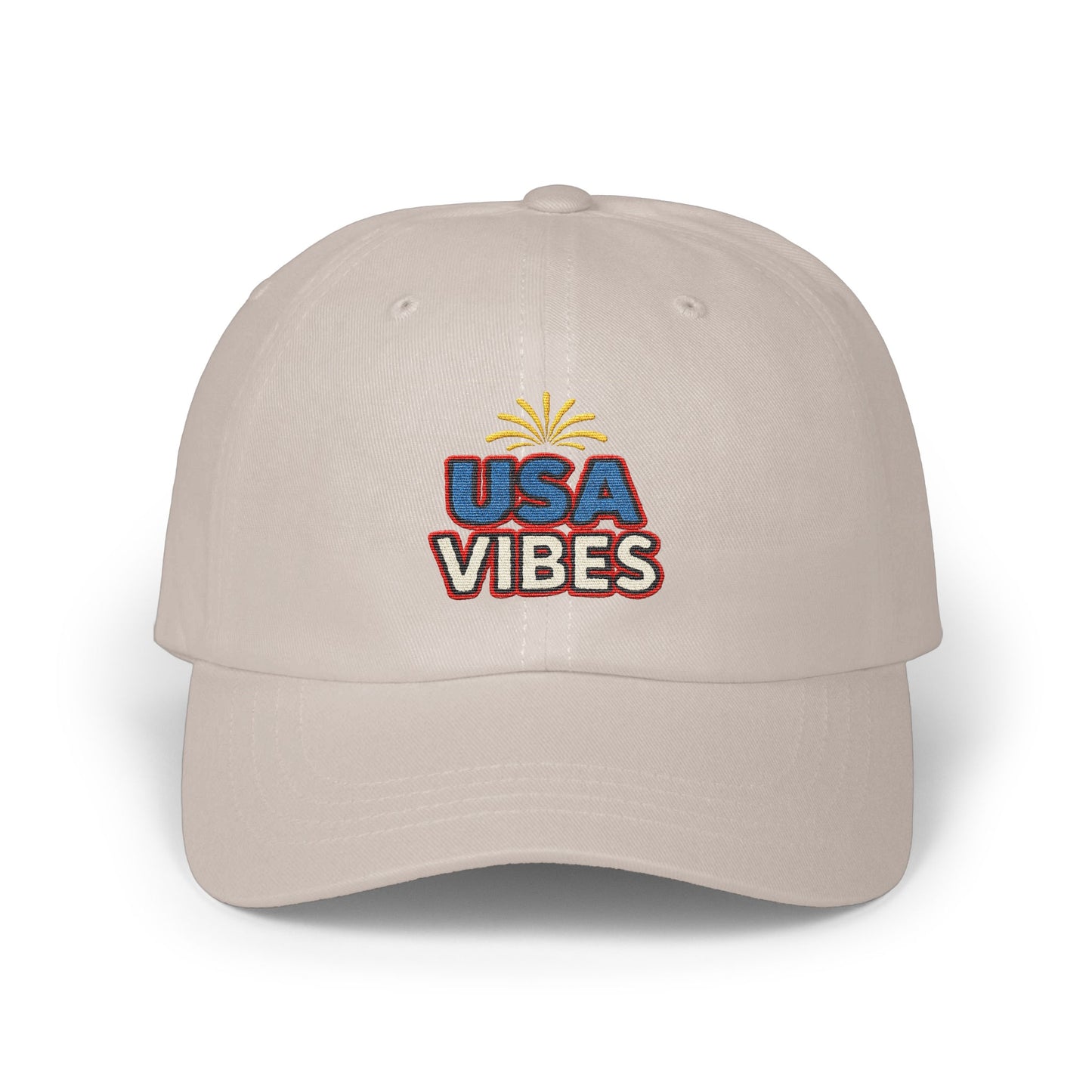 USA Vibes Baseball Cap Embroidered Adjustable Hat product
