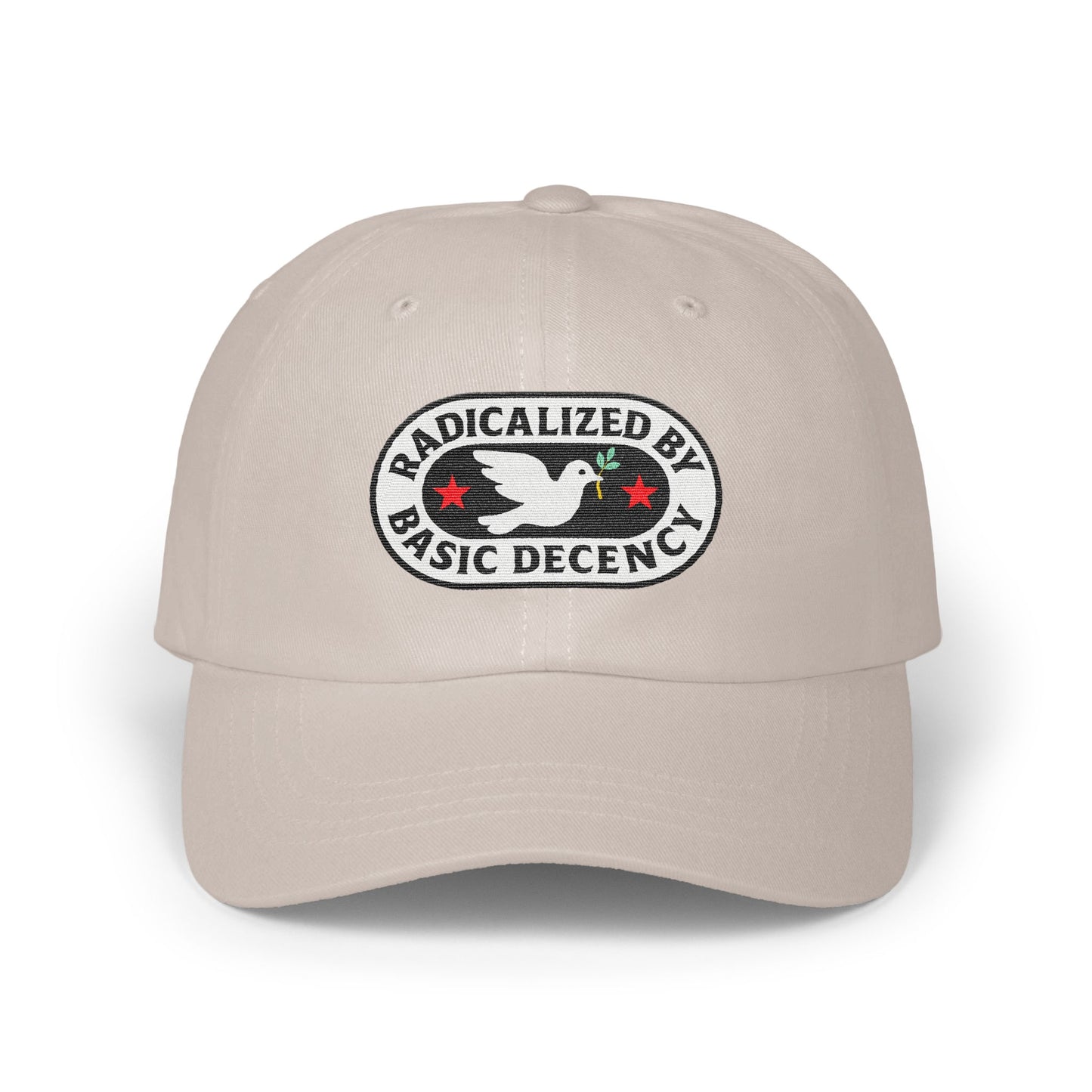 Radicalized By Basic Decency Embroidered Hat product type