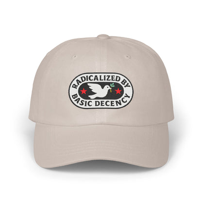 Radicalized By Basic Decency Embroidered Hat product type