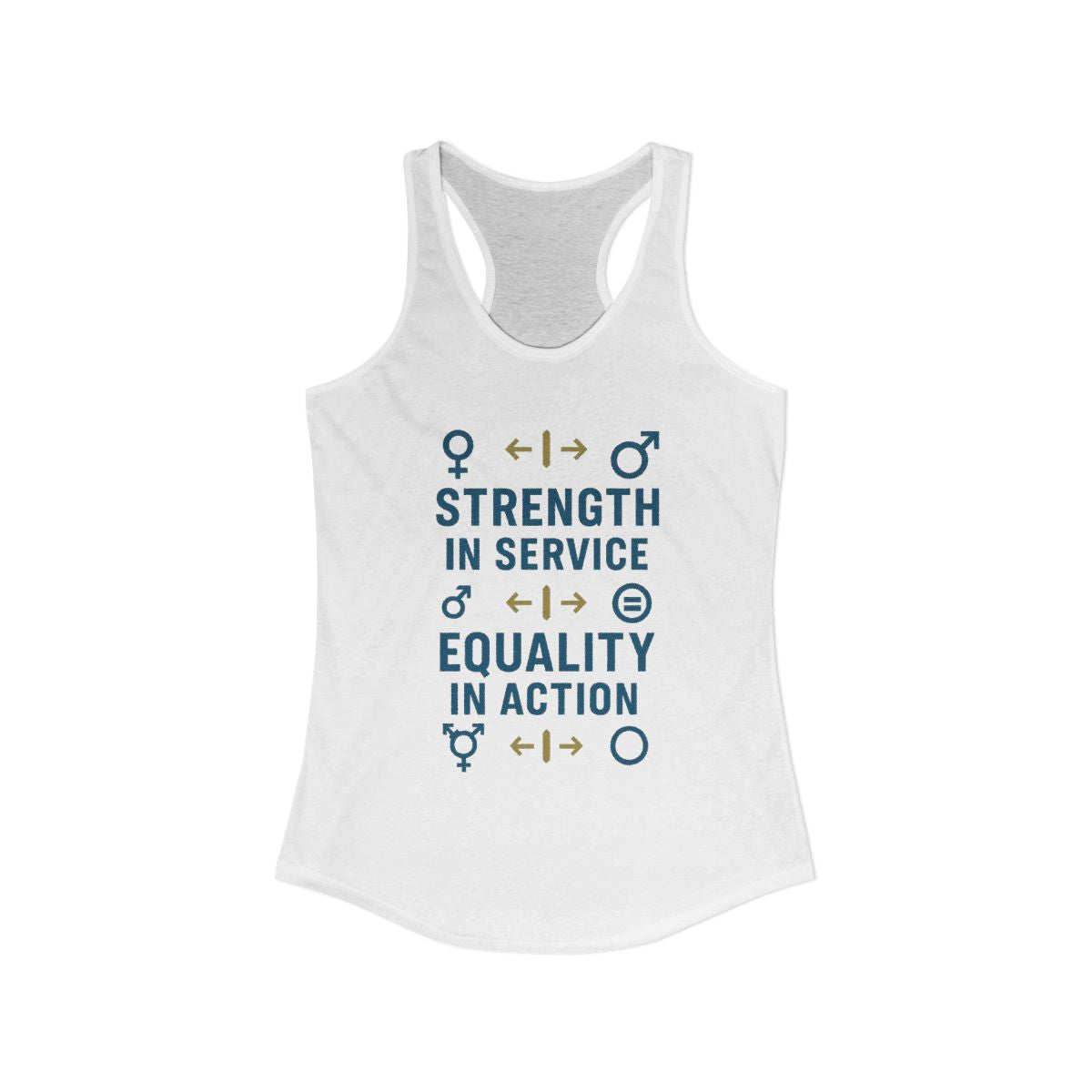 Strength in Service Equality in Action Tank Top
