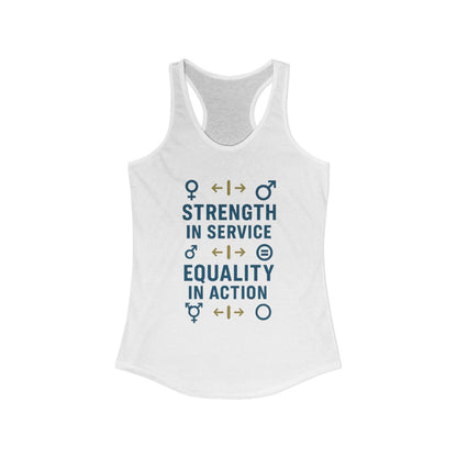 Strength in Service Equality in Action Tank Top