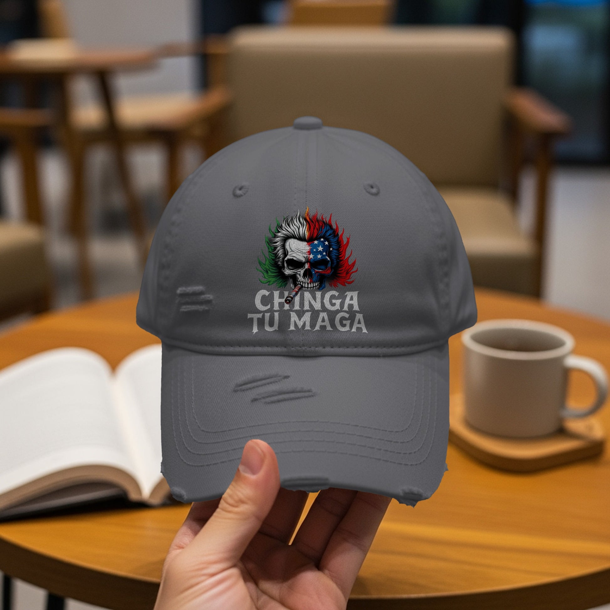 Chinga Tu Maga Embroidered Hat Stylish product