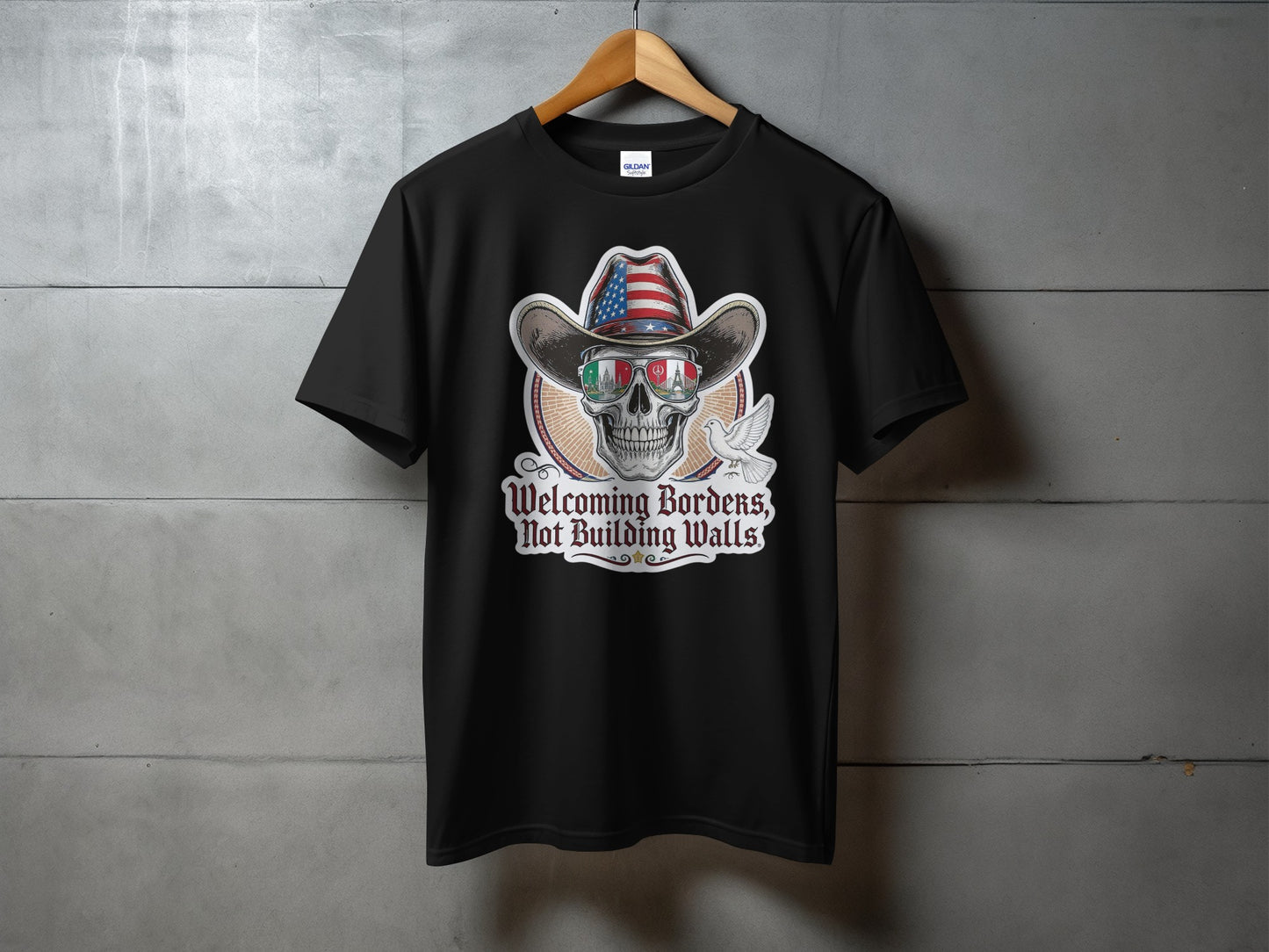 Welcoming Borders Not Building Walls T-shirt product type