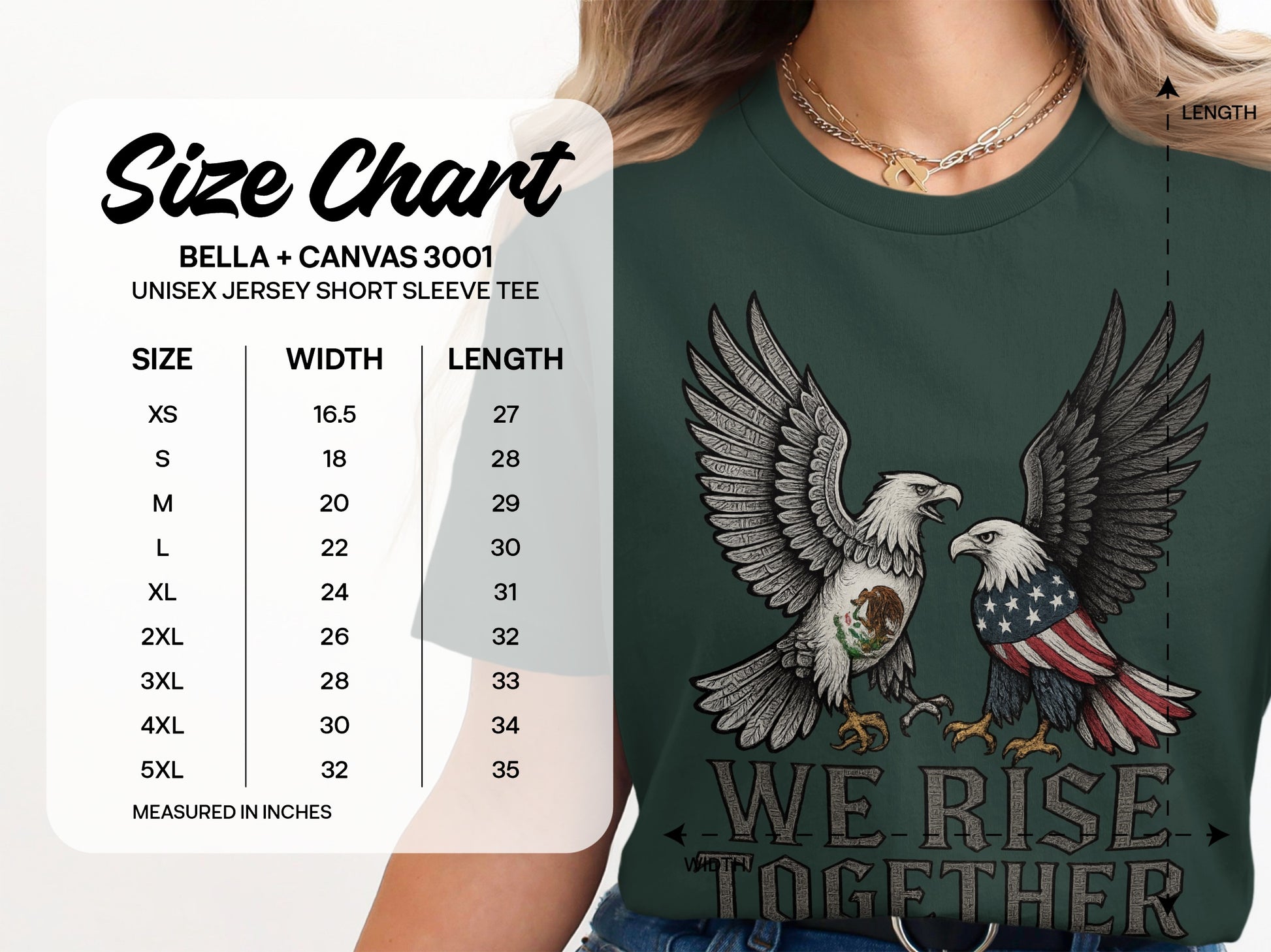We Rise Together Eagle Graphic Unisex T-Shirt