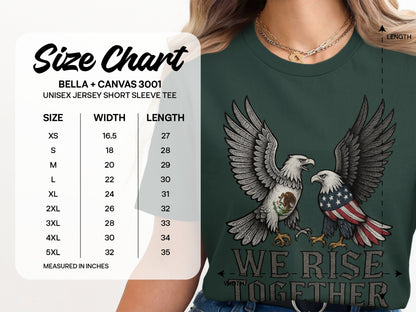 We Rise Together Eagle Graphic Unisex T-Shirt