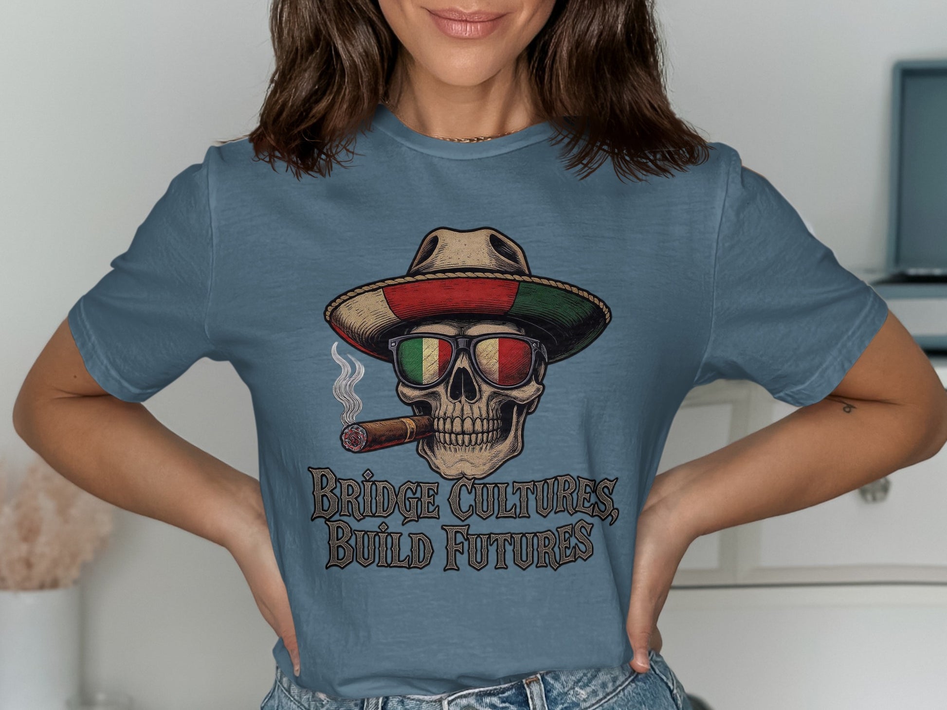 Bridge Cultures Build Futures Graphic T-Shirt product