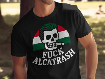 Skull Design Fuck Alcatrash Graphic T-Shirt product