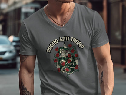Proud Anti Trump Graphic Printed T-shirt product type