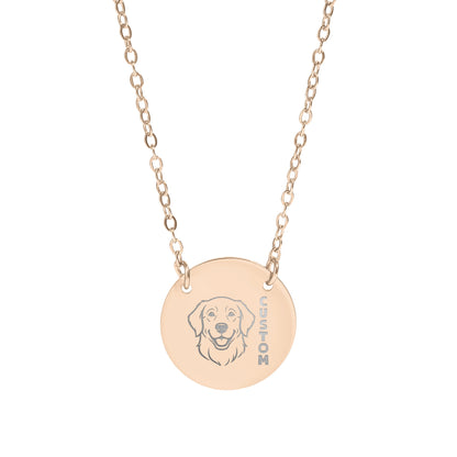 Custom Dog Face Art for a Personalized Necklace Product