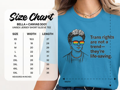 Trans Rights Are Life Saving Graphic Tee product