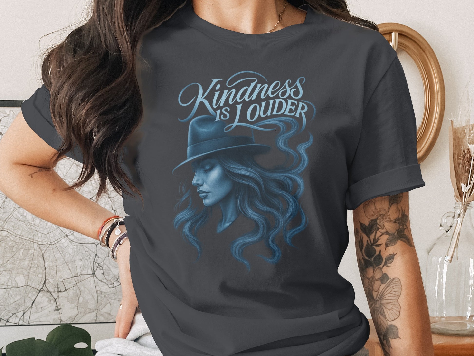 Kindness Is Louder Graphic Design Printed Shirt product