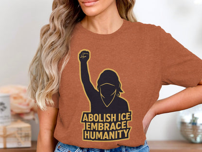Abolish ICE Embrace Humanity Graphic Tee product