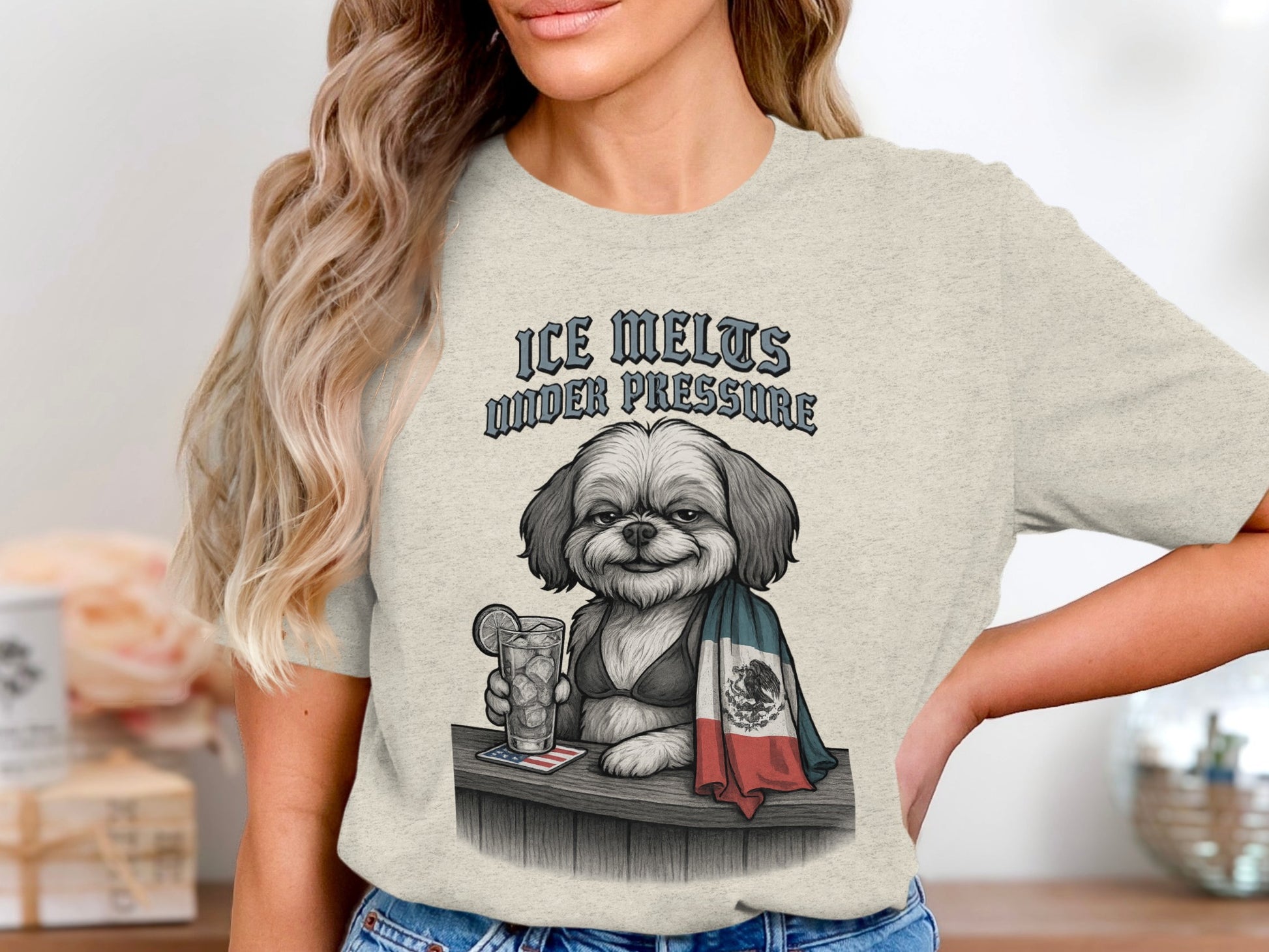 Ice Melts Under Pressure Dog Graphic T-Shirt product