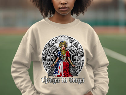 Chinga Tu Maga Graphic Long Sleeve Shirt
