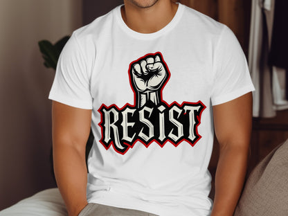 Power Fist Resist Graphic Design T-Shirt product