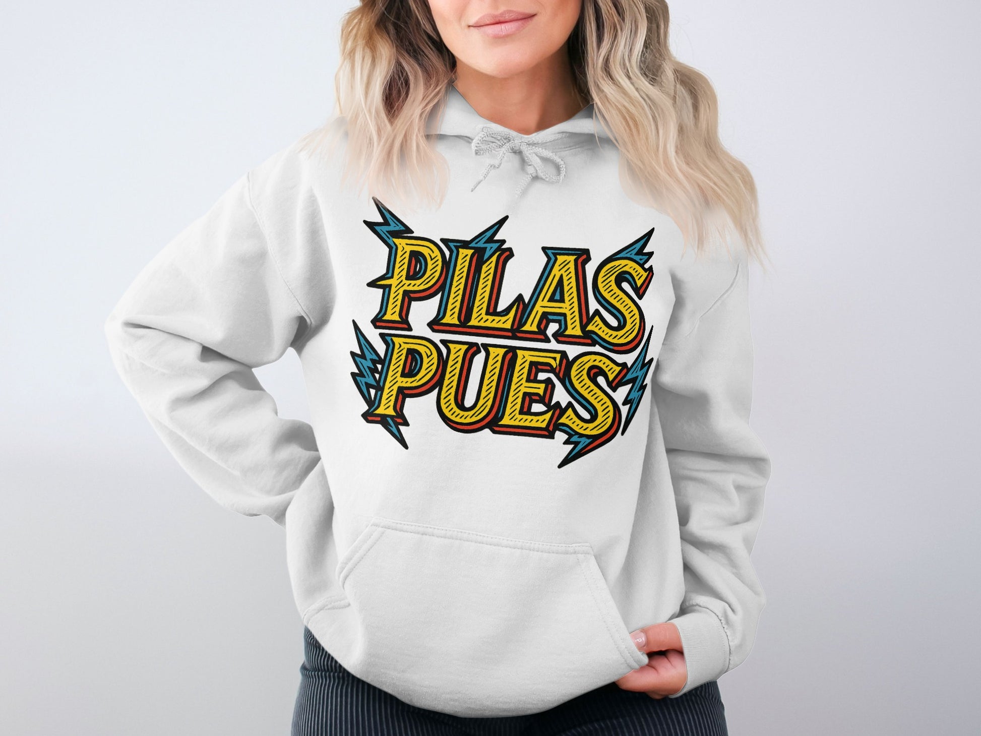 Pilas Pues Graphic Hooded Sweatshirt product