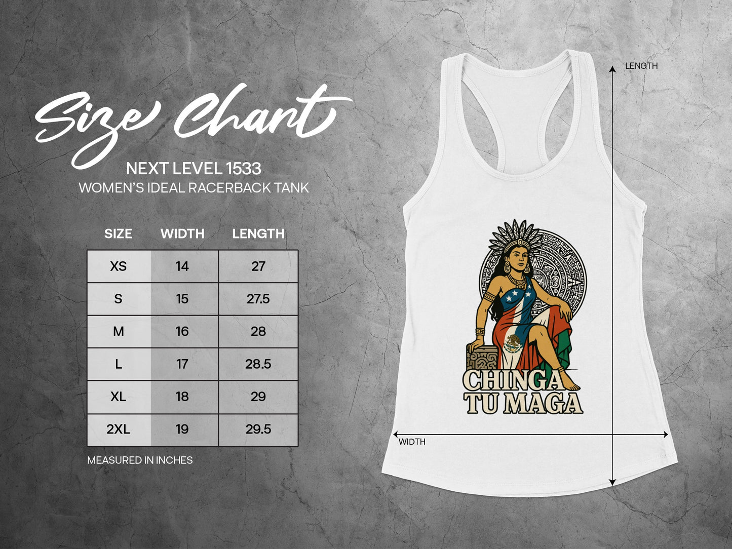 Chinga Tu Maga Women's Ideal Racerback Tank product