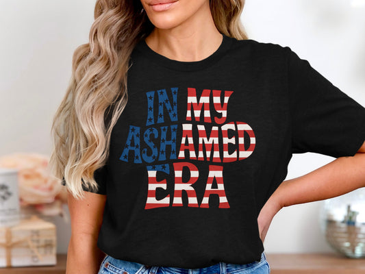 In My Ashamed Era Graphic Statement Shirt product