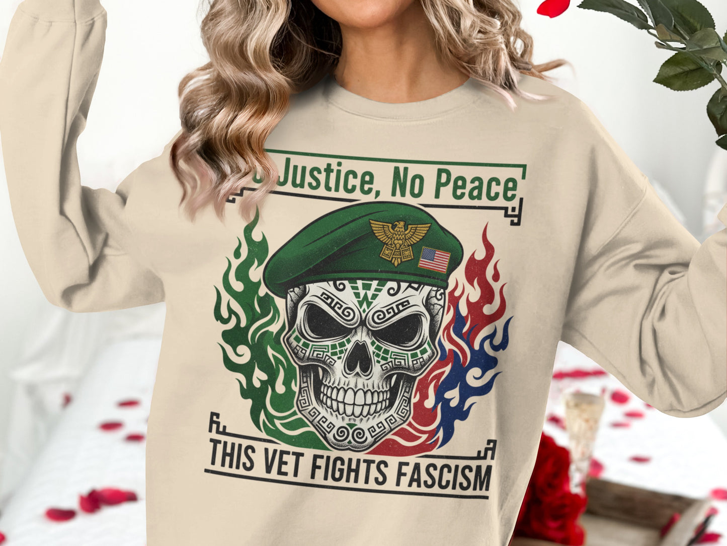 Justice No Peace This Vet Fights Fascism product
