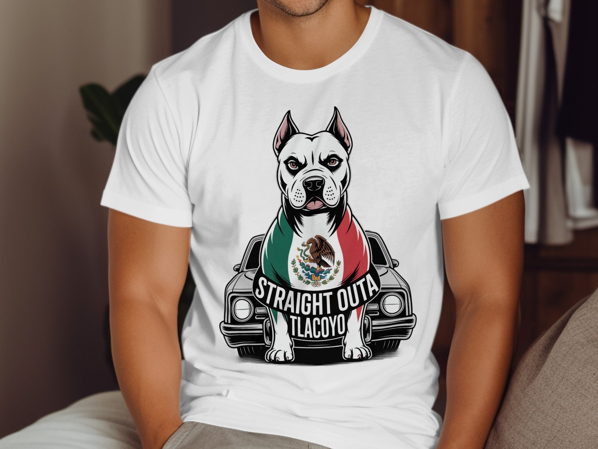 Straight Outta Tlacoyo Dog Graphic T-Shirt product