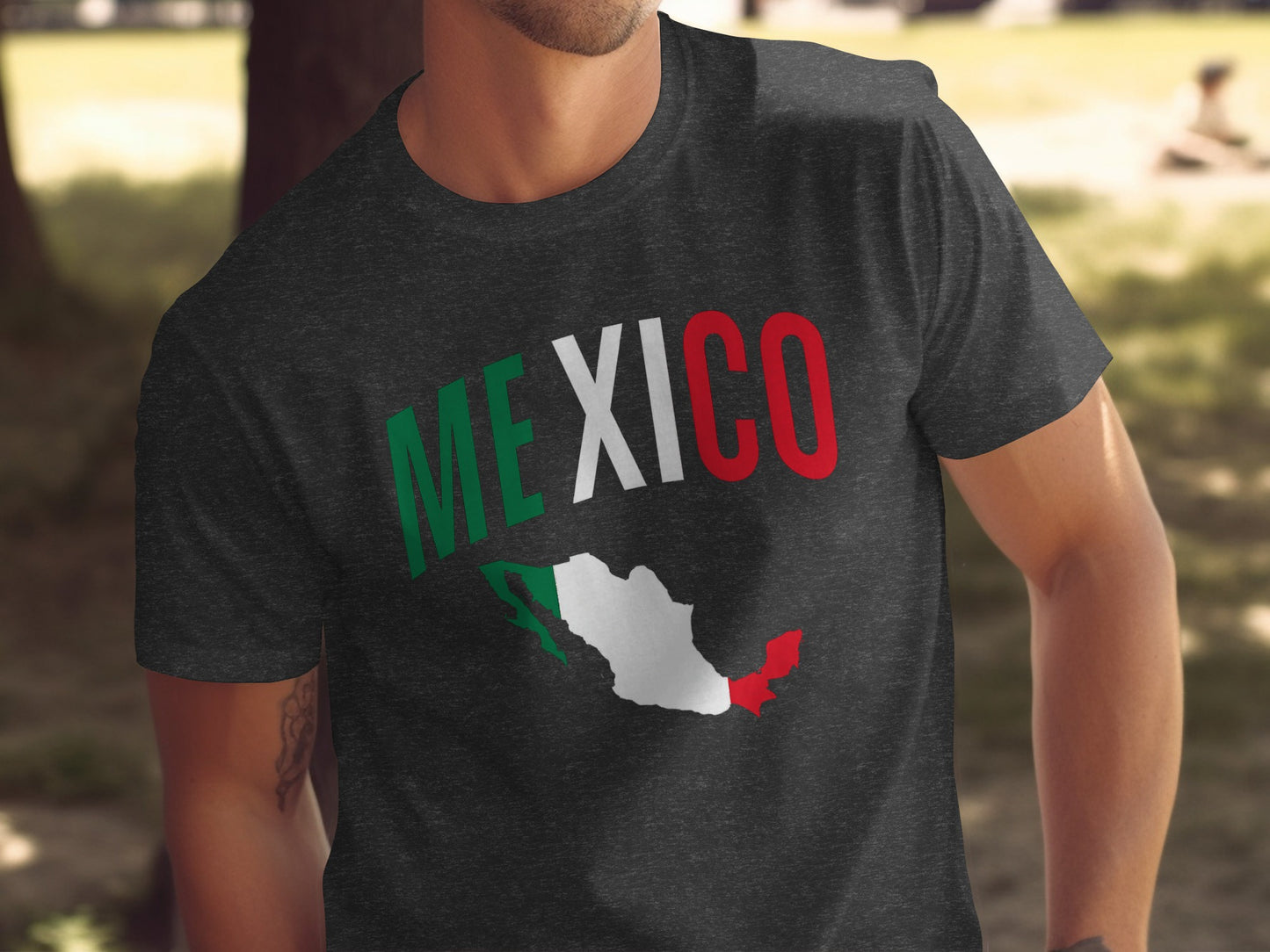 Mexico Graphic Map Print Patriotic Unisex Shirt product
