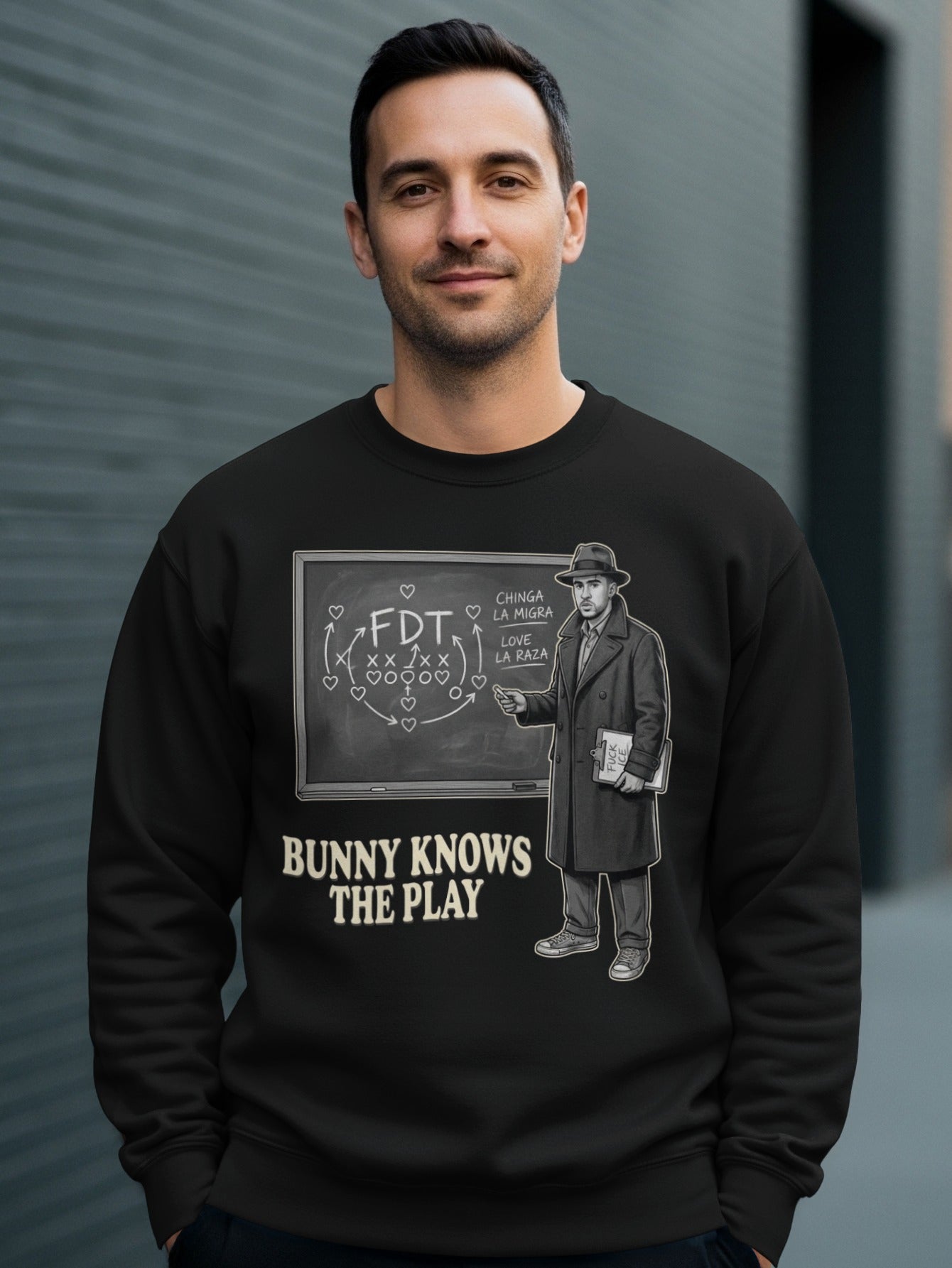 Bunny Knows The Play Long Sleeve Top