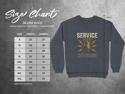 Service Over Division Crewneck Sweatshirt product type