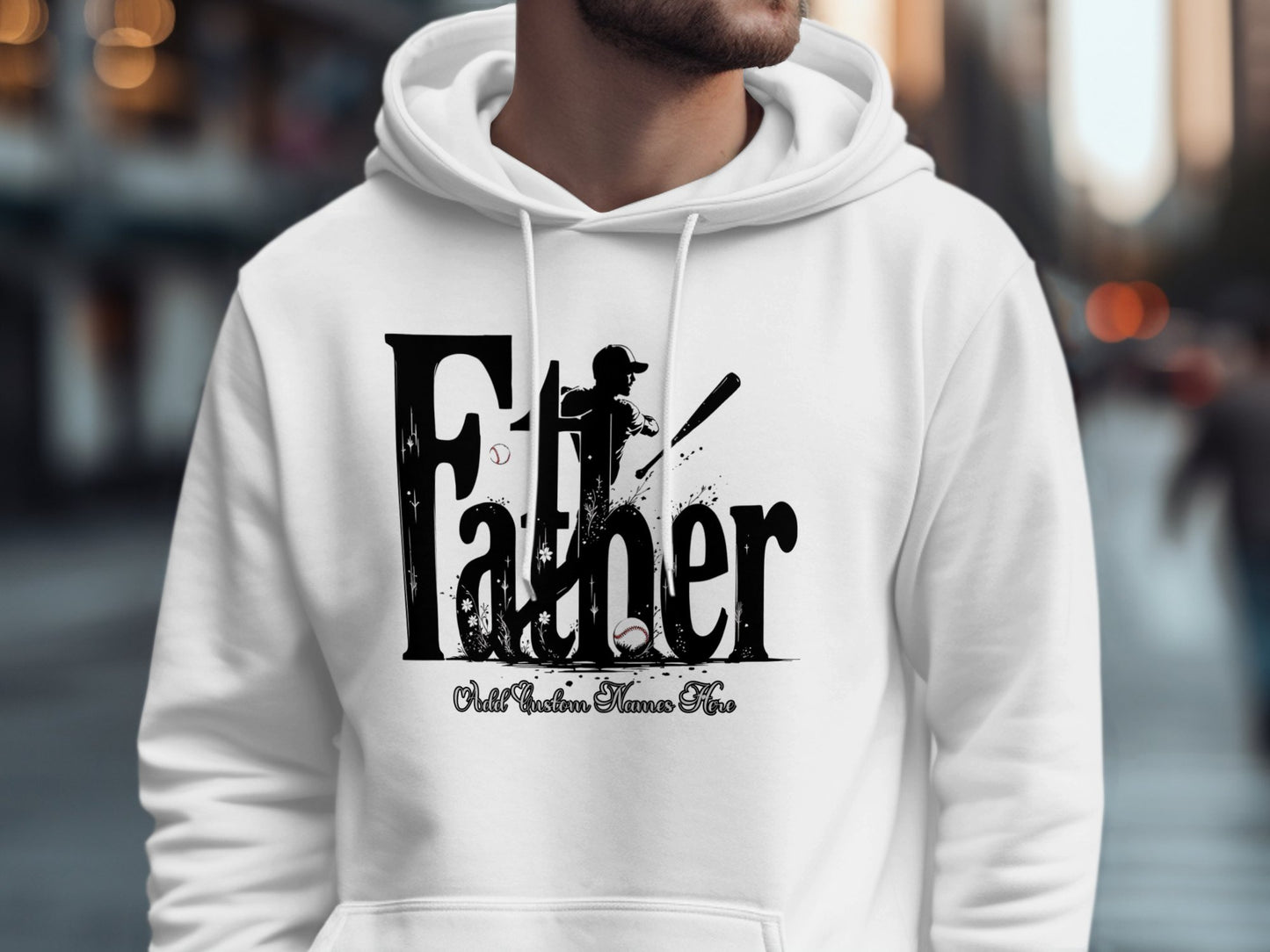 Father Baseball Player Design Hoodie product type