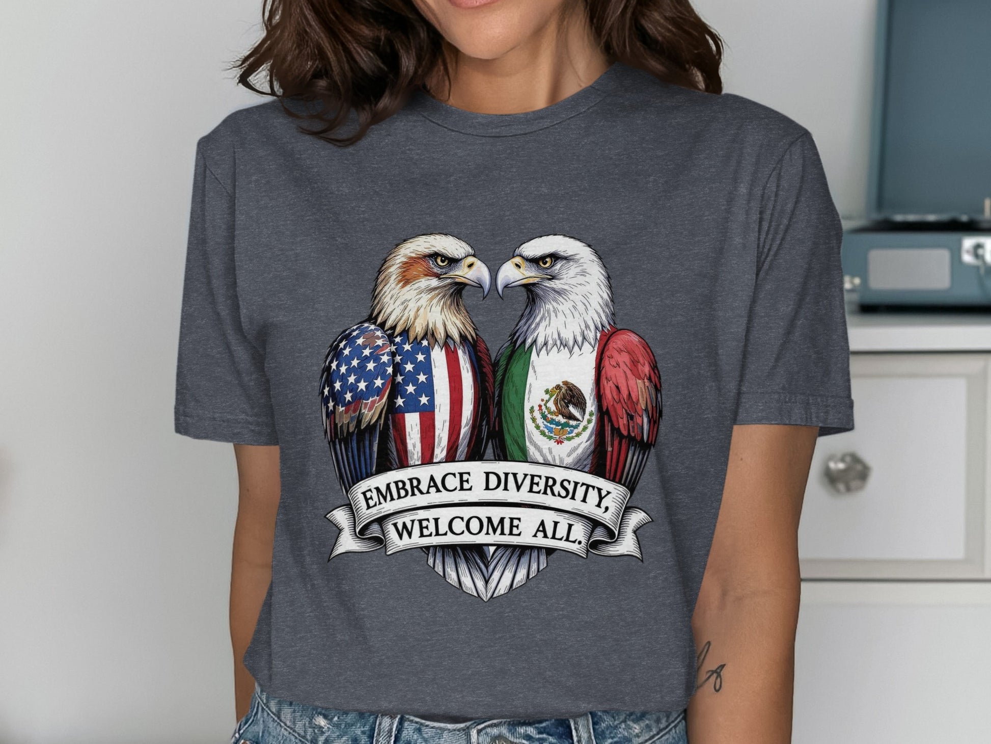 Embrace Diversity Welcome All Graphic Printed product