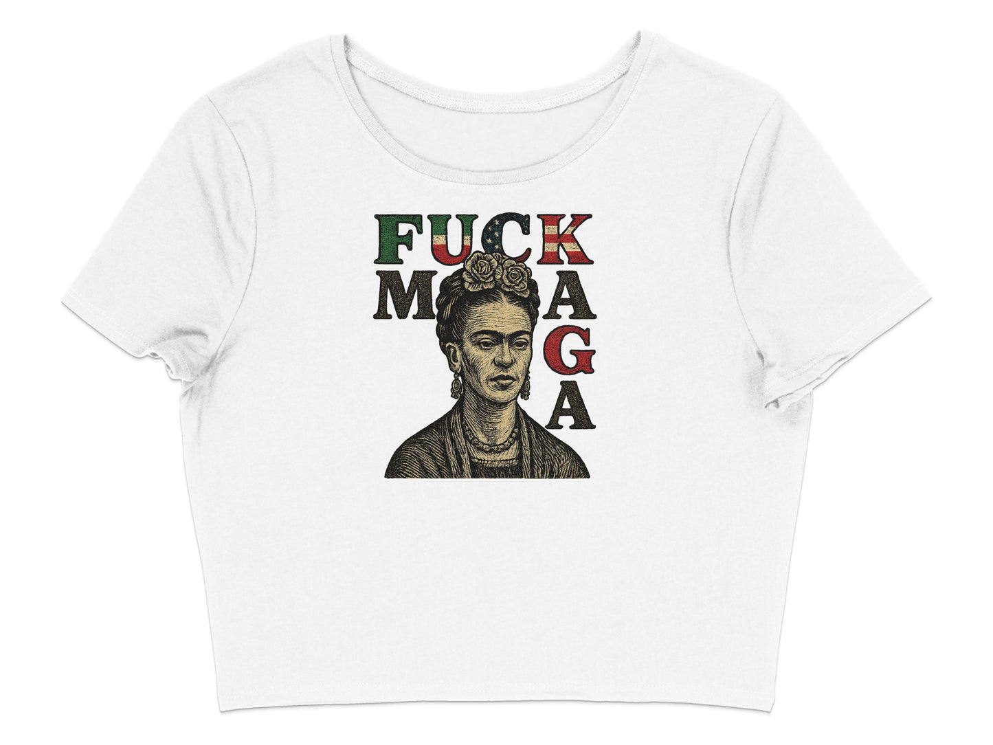 Fuck Maga Kaga Graphic Crop Top product