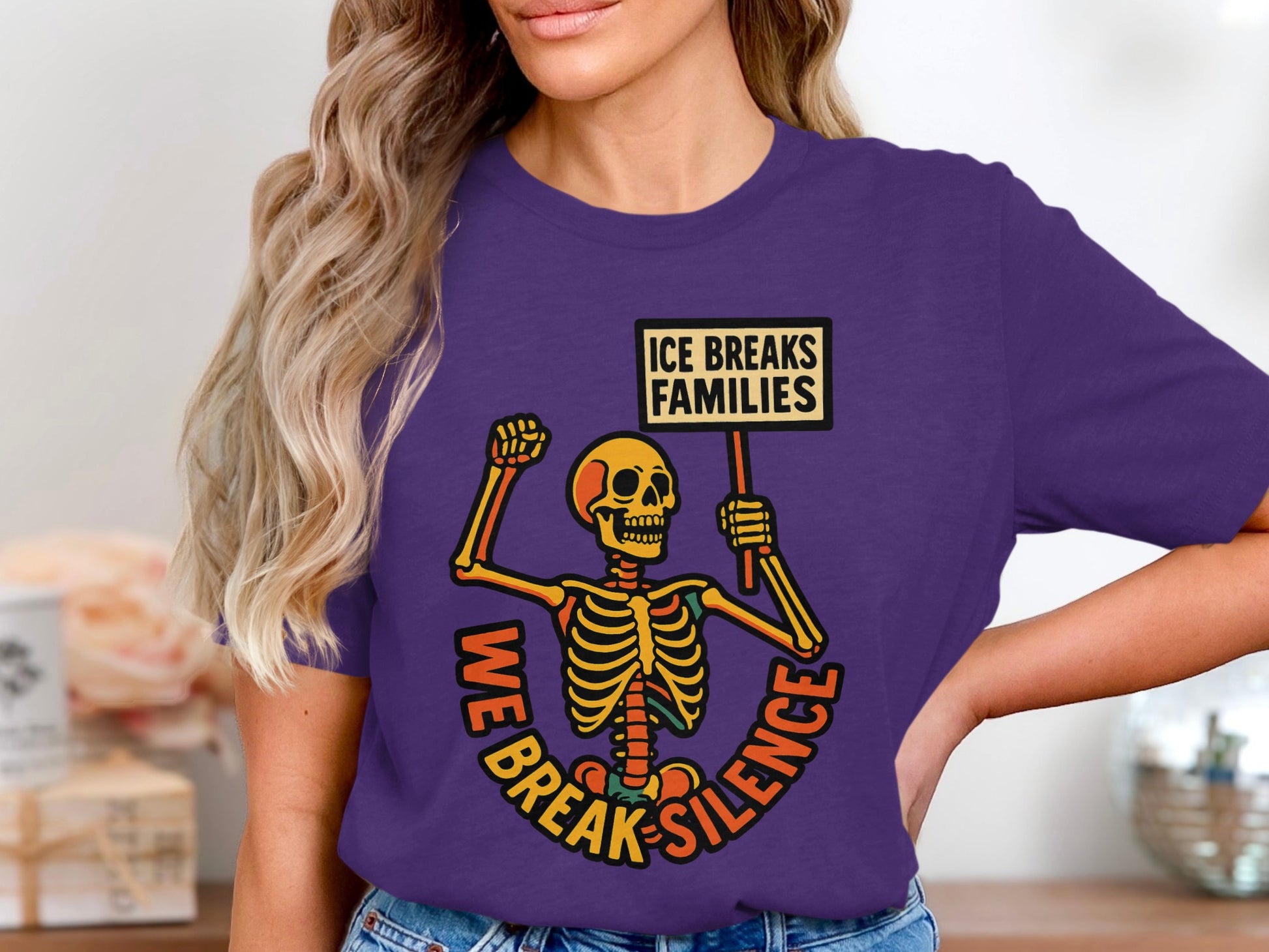 Ice Breaks Families We Break Silence shirt