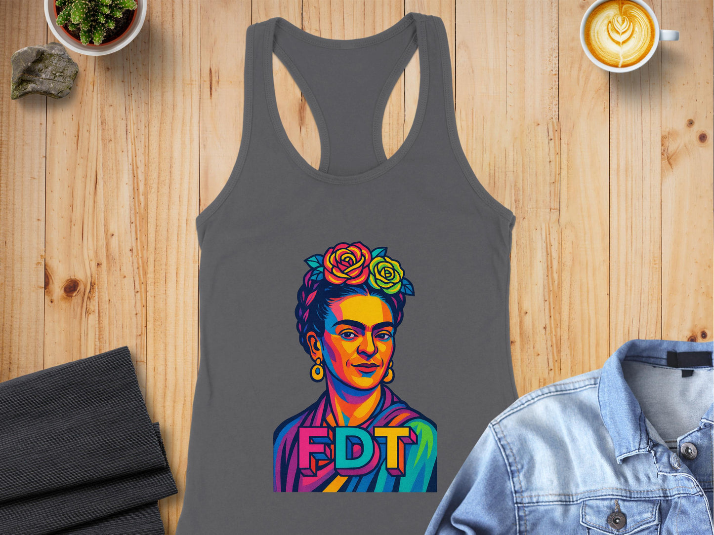 Colorful FDT Graphic Print Women's Tank Top product type