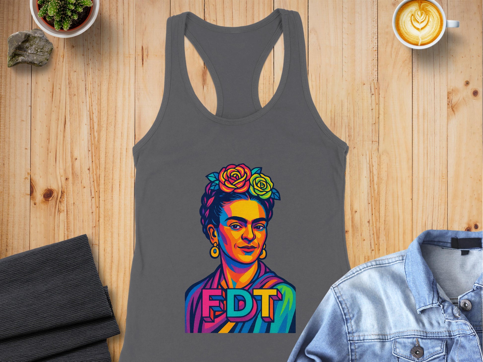 Colorful FDT Graphic Print Women's Tank Top product type