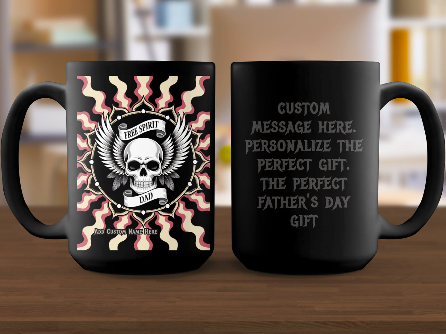 Free Spirit Dad Skull Mug the Perfect Father's Day Gift product