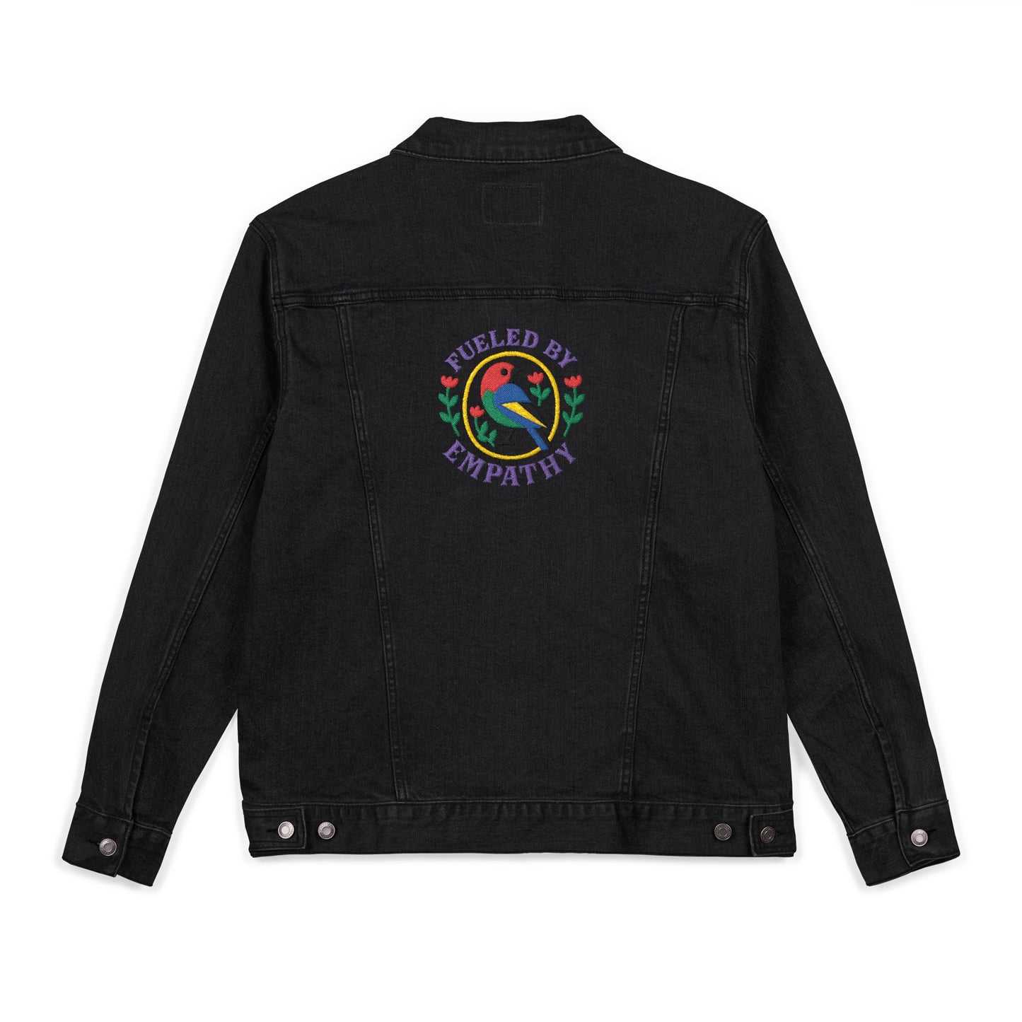 Embroidered Unisex Denim Jacket - Express Yourself with Unique Stitching, Casual Streetwear, Summer Festivals, Gifts for Trendsetters, [...]