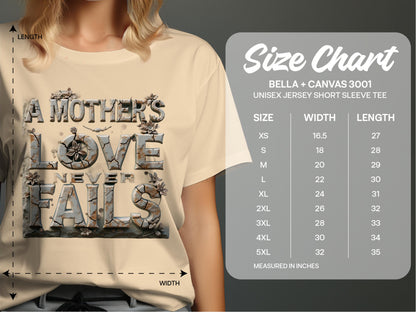 A Mother's Love Never Fails Graphic Tee product