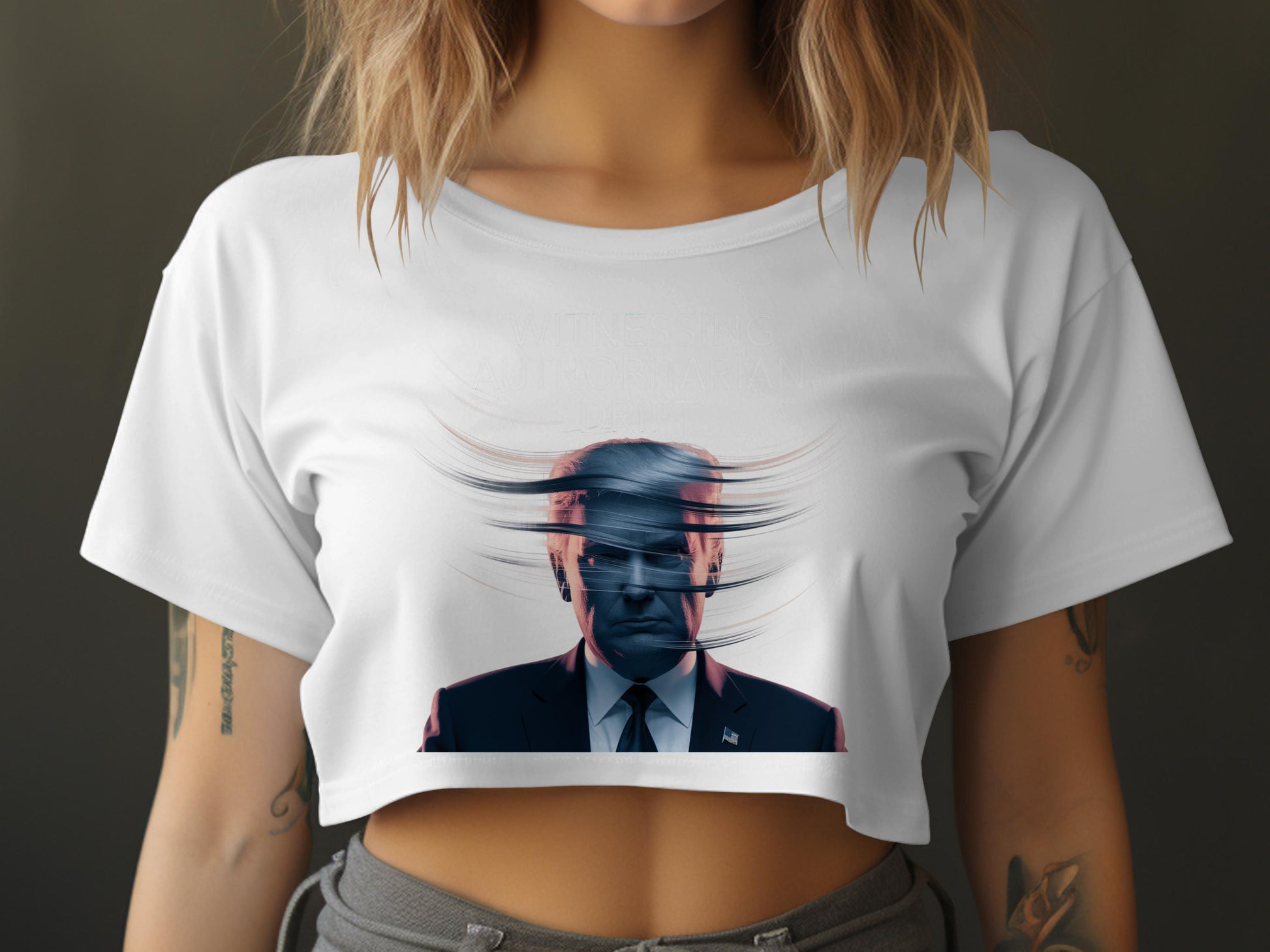Distorted Presidential Art Graphic T-Shirt product