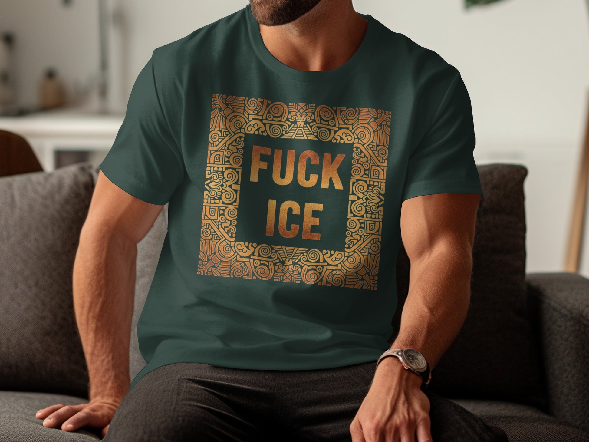 Bold Statement Fuck ICE Graphic Tee product