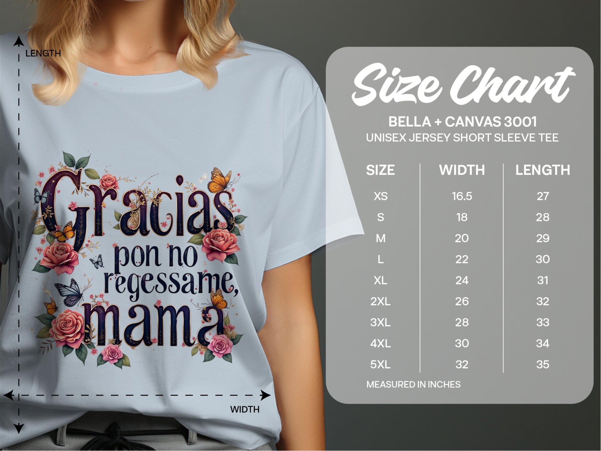 Gracias pon no regesame mama graphic tee product