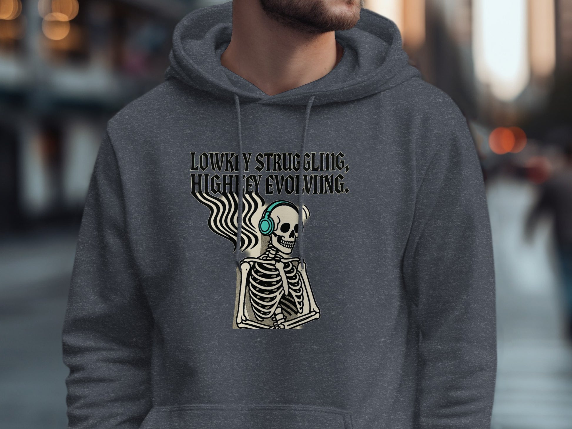 Lowkey Struggling Highly Evolving Hoodie product
